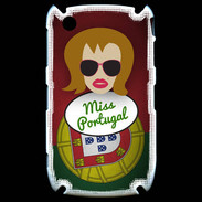 Coque Blackberry 8520 Miss Portugal Rousse