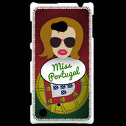 Coque Nokia Lumia 720 Miss Portugal Rousse