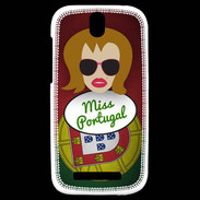 Coque HTC One SV Miss Portugal Rousse