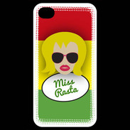 Coque iPhone 4 / iPhone 4S Miss Rasta Blonde