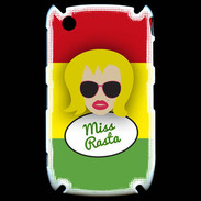Coque Blackberry 8520 Miss Rasta Blonde