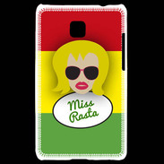Coque LG Optimus L3 II Miss Rasta Blonde