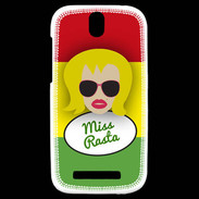 Coque HTC One SV Miss Rasta Blonde