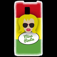 Coque LG P990 Miss Rasta Blonde