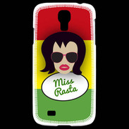 Coque Samsung Galaxy S4 Miss Rasta Brune