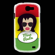 Coque Samsung Galaxy Express Miss Rasta Brune