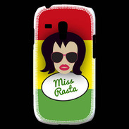 Coque Samsung Galaxy S3 Mini Miss Rasta Brune