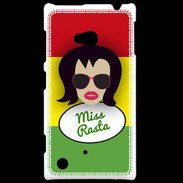 Coque Nokia Lumia 720 Miss Rasta Brune