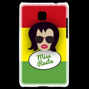 Coque LG Optimus L3 II Miss Rasta Brune