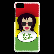 Coque Blackberry Z10 Miss Rasta Brune