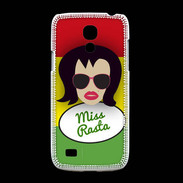 Coque Samsung Galaxy S4mini Miss Rasta Brune