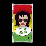 Coque Nokia Lumia 520 Miss Rasta Brune