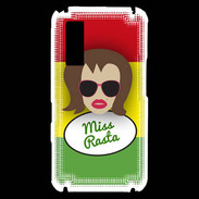 Coque Samsung Player One Miss Rasta Chatain
