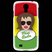 Coque Samsung Galaxy S4 Miss Rasta Chatain