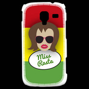 Coque Samsung Galaxy Ace 2 Miss Rasta Chatain