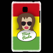 Coque LG Optimus L3 II Miss Rasta Chatain