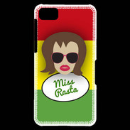 Coque Blackberry Z10 Miss Rasta Chatain