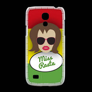 Coque Samsung Galaxy S4mini Miss Rasta Chatain