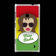 Coque Nokia Lumia 520 Miss Rasta Chatain