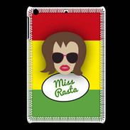 Coque iPadMini Miss Rasta Chatain