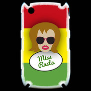 Coque Blackberry 8520 Miss Rasta Rousse