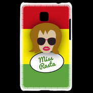 Coque LG Optimus L3 II Miss Rasta Rousse