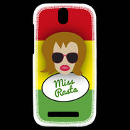 Coque HTC One SV Miss Rasta Rousse