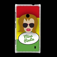 Coque Nokia Lumia 520 Miss Rasta Rousse
