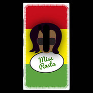 Coque Nokia Lumia 920 Miss Rasta Black