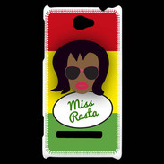 Coque HTC Windows Phone 8S Miss Rasta Black
