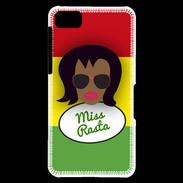 Coque Blackberry Z10 Miss Rasta Black