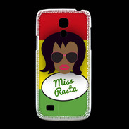 Coque Samsung Galaxy S4mini Miss Rasta Black