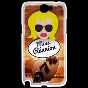 Coque Samsung Galaxy Note 2 Miss Réunion Blonde