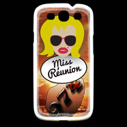 Coque Samsung Galaxy S3 Miss Réunion Blonde