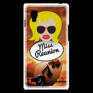 Coque LG Optimus L9 Miss Réunion Blonde