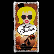 Coque Sony Xperia M Miss Réunion Blonde