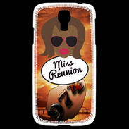 Coque Samsung Galaxy S4 Miss Réunion Black