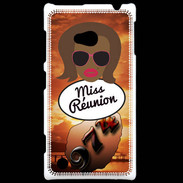 Coque Nokia Lumia 720 Miss Réunion Black