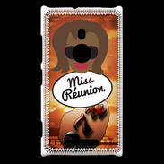 Coque Nokia Lumia 925 Miss Réunion Black