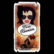 Coque Samsung Player One Miss Réunion Brune