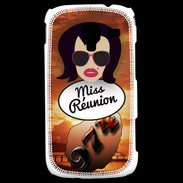 Coque Samsung Galaxy Ace 2 Miss Réunion Brune