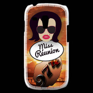 Coque Samsung Galaxy S3 Mini Miss Réunion Brune