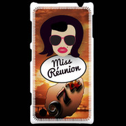 Coque Nokia Lumia 720 Miss Réunion Brune
