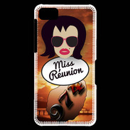 Coque Blackberry Z10 Miss Réunion Brune