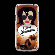 Coque Samsung Galaxy S4mini Miss Réunion Brune