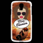 Coque Samsung Galaxy S4 Miss Réunion Chatain