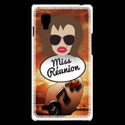 Coque LG Optimus L9 Miss Réunion Chatain