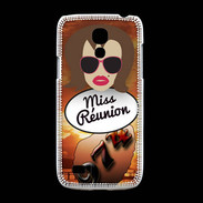 Coque Samsung Galaxy S4mini Miss Réunion Chatain