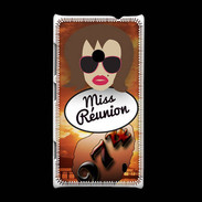 Coque Nokia Lumia 520 Miss Réunion Chatain