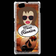 Coque Sony Xperia M Miss Réunion Chatain